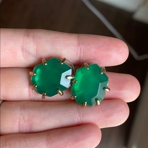Kendra Scott emerald earrings